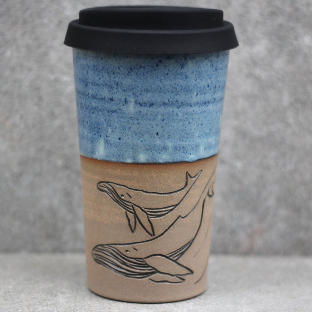 Humpback Whale Travel Tumbler - 18oz - Coastal Currents