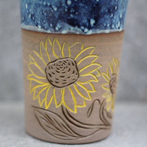 Sunflower Travel Tumbler - 18oz - Tidal Sunrise