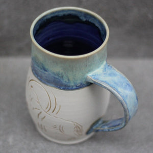 Coastal Wolf Mug - 16oz - Tidal Sunrise