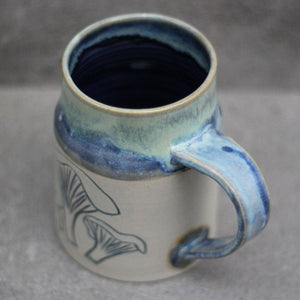 Mushroom and Fern Mug - 16oz - Tidal Sunrise