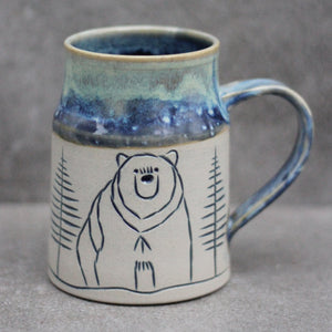 Bear Bum Mug - 14oz - Tidal Sunrise