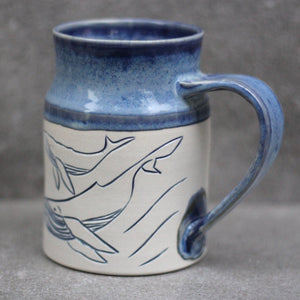 Humpback Whale Mug - 16oz - Coastal Currents