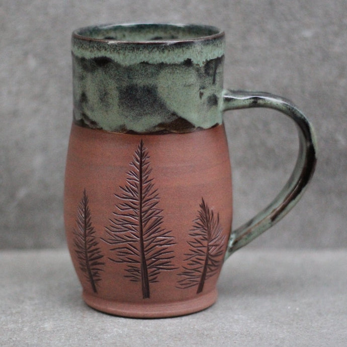 Lodgepole Pine Tree Mug - 14oz - Late Night Lichen