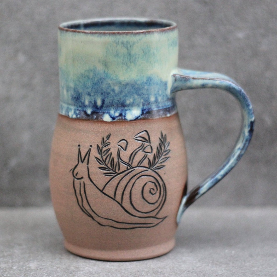 Snail Mug - 16oz -Tidal Sunrise