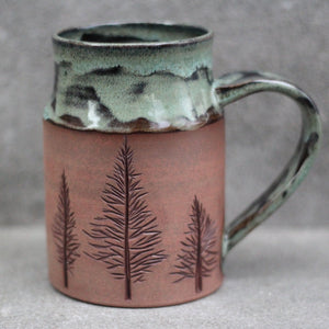 Lodgepole Pine Tree Mug - 16oz - Late Night Lichen