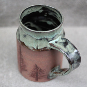 Lodgepole Pine Tree Mug - 16oz - Late Night Lichen