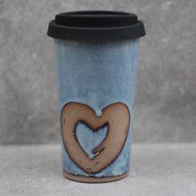 Heart Travel Tumbler - 18oz - Coastal Currents